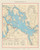 Lake Winnipesaukee Navigation Chart, New Hampshire 1966 - Old Map Reprint
