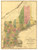 New England 1839 Old Map Reprint - Burr