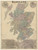 Scotland ca1880 Bacon - Old Map Reprint