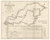 Proposed Routes for the Winchester & Potomac Rail Road across (West) Virginia, 1832 - Old Map Reprint - 1843 USA Regional Atlas Section 1