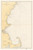 Cape Elizabeth to Cape Cod 1935 Nautical Map 1:210,100 sc Reprint BA 50
