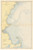 Cape Elizabeth to Cape Cod 1945 Nautical Map 1:210,100 sc Reprint BA 50