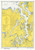Admiralty Inlet and Puget Sound 1957 Nautical Map Reprint 6401 Washington - Big Area Post 1917