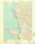 Cape Mendocino, California 1951 (1951a) USGS Old Topo Map 15x15 Quad