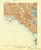 Tamalpais, California 1897 (1945) USGS Old Topo Map 15x15 Quad