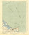 Cape Henlopen, Delaware 1937 (1943) USGS Old Topo Map 15x15 Quad