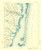 Barnegat, New Jersey 1898 (1924) USGS Old Topo Map 15x15 Quad