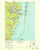 Toms River, New Jersey 1948 (1948b) USGS Old Topo Map 15x15 Quad