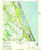 Ormond, Florida 1944 (1957) USGS Old Topo Map 15x15 Quad
