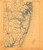 Ocean City, Maryland 1901 (1910) USGS Old Topo Map 15x15 Quad