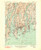 Boothbay, Maine 1943 (1949) USGS Old Topo Map 15x15 Quad