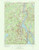 Bucksport, Maine 1955 (1972 a) USGS Old Topo Map 15x15 Quad