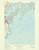 Casco Bay, Maine 1957 (1960 b) USGS Old Topo Map 15x15 Quad