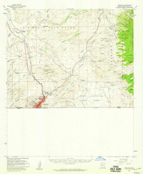 Nogales, Arizona 1958 (1959) USGS Old Topo Map Reprint 15x15 AZ Quad 314852