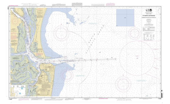 St Marys Entrance and Fernandina Harbor 2007 - Old Map Nautical Chart AC Harbors 453-11503 - Florida (East Coast)