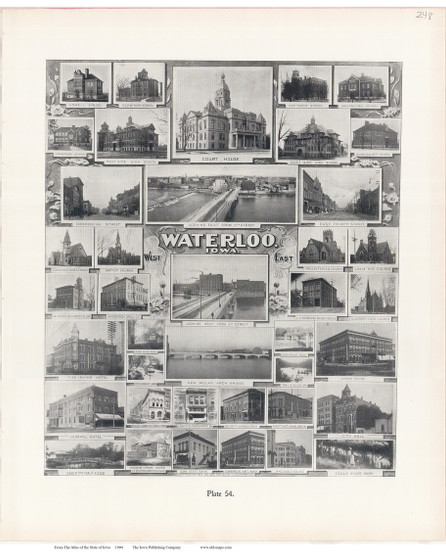 Waterloo, Iowa 1904 - Iowa State Atlas  248