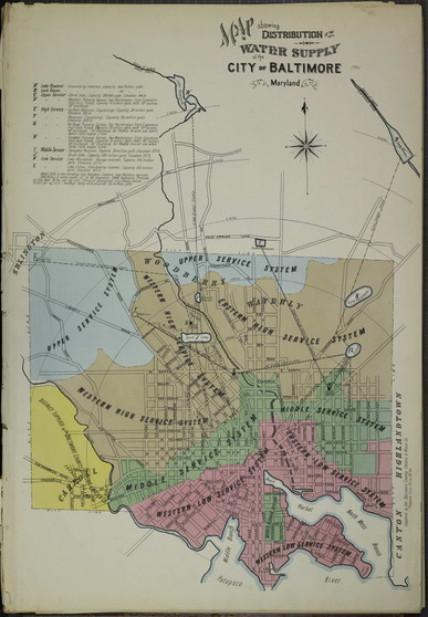 Baltimore, Maryland 01 1901 - Old Map Maryland Fire Insurance Index