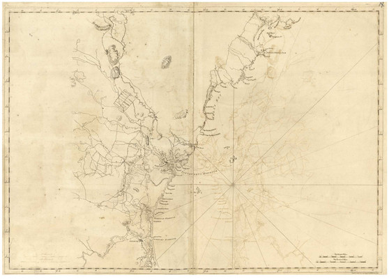 Portsmouth & Newbury 1776 - Des Barres V3-12 Reprint - USA Regional