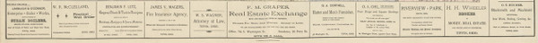 Tiffin Business Directory (3) - Seneca Co., Ohio 1896 Old Town Map Custom Print - Seneca Co.