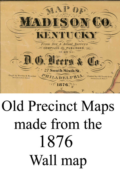 Title of Source Map - Madison Co., Kentucky 1876 - NOT FOR SALE - Madison Co.