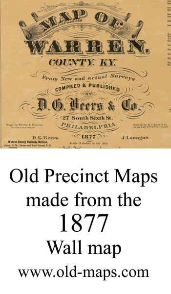 Title of Source Map - Warren Co., Kentucky 1877 - NOT FOR SALE - Warren Co.