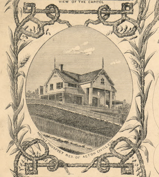 Mount Prospect, New York 1854 Old Town Map Custom Print - Albany Co.