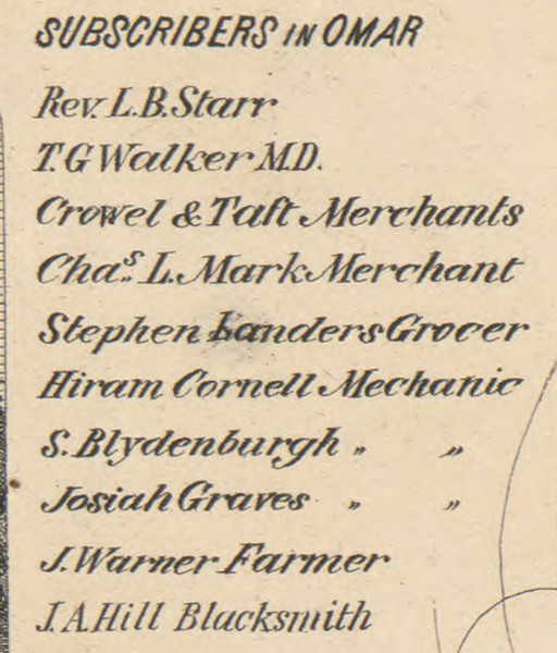 Subscribers, New York 1854 Old Town Map Custom Print - Chautauque Co. Subscribers, New York 1854 Old Town Map Custom Print - Chautauque Co.