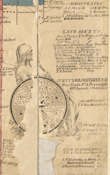 Buffalo Directory Part 10, New York 1855 Old Town Map Custom Print - Erie Co. Buffalo Directory Part 10, New York 1855 Old Town Map Custom Print - Erie Co.