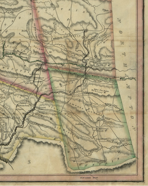 West Penn Township, Pennsylvania 1830 Old Town Map Custom Print - Schuylkill Co.