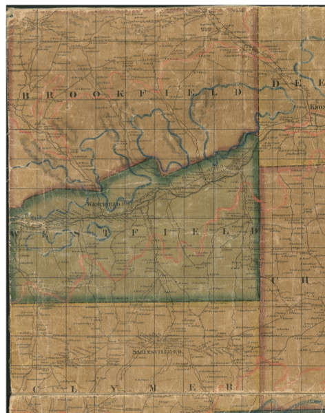Brookfield Township, Pennsylvania 1862 Old Town Map Custom Print - Tioga Co. Brookfield Township, Pennsylvania 1862 Old Town Map Custom Print - Tioga Co.