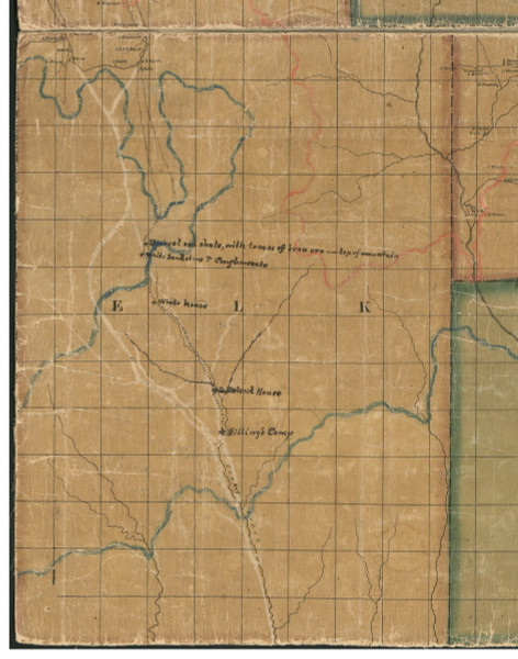 Elk Township, Pennsylvania 1862 Old Town Map Custom Print - Tioga Co.