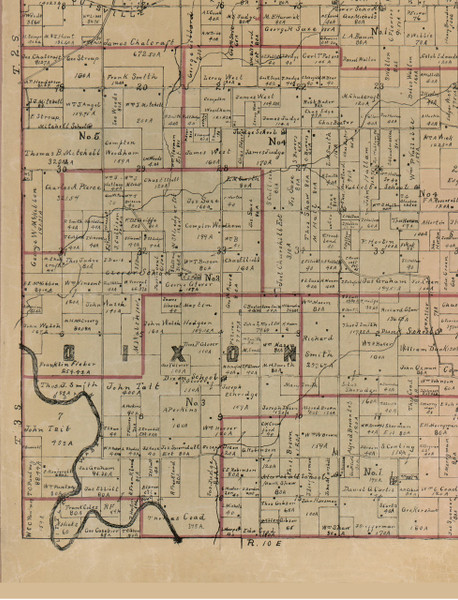 Dixon, Illinois 1891 Old Town Map Custom Print - Edwards Co.