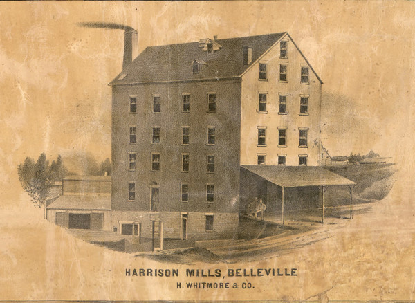 German Protestant Church Belleville - St Clair Co., Illinois 1863 Old Town Map Custom Print - St. Clair Co.
