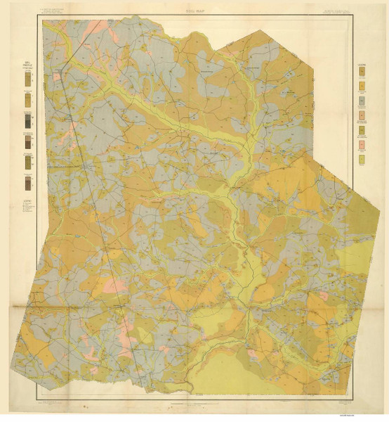 Duplin County Soils Map, 1905 North Carolina - Old Map Reprint Duplin County Soils Map, 1905 North Carolina - Old Map Reprint