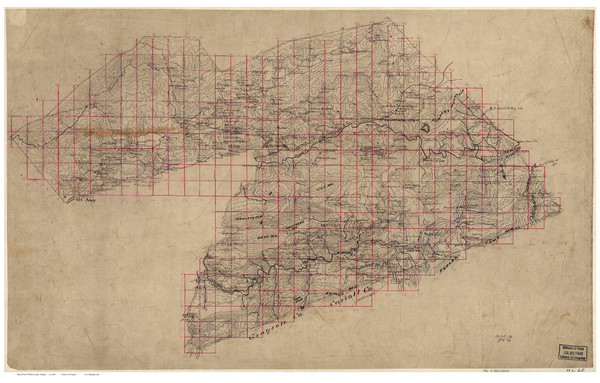 Wythe County Virginia ca 1860 (partial) - Old Map Reprint