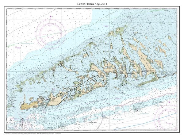 Lower Florida Keys 2014 - Florida 80,000 Scale Custom Chart