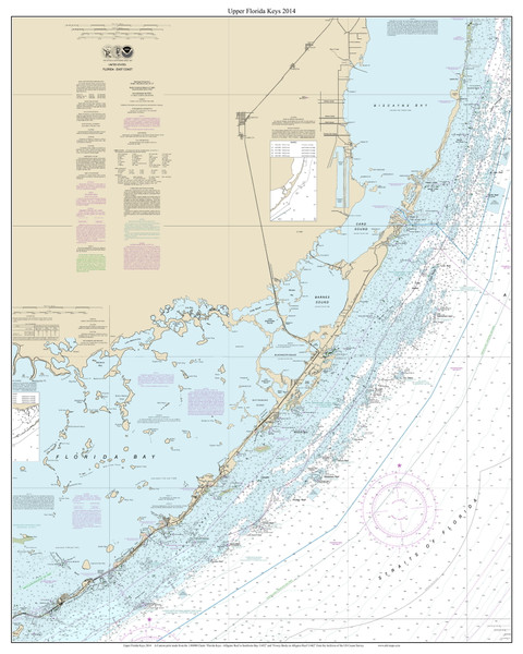Upper Florida Keys 2014 - Florida 80,000 Scale Custom Chart