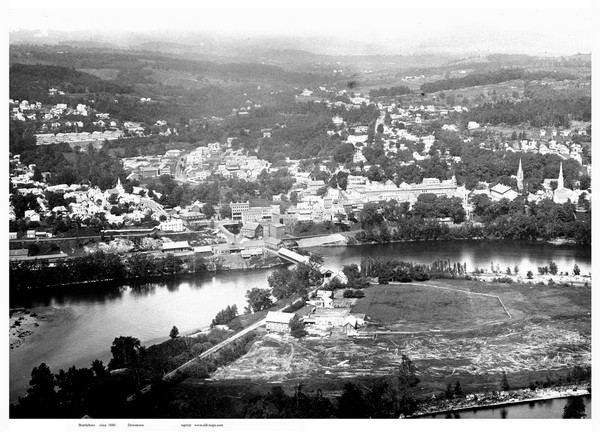 Brattleboro, Vermont ca1880 Custom  Photograph