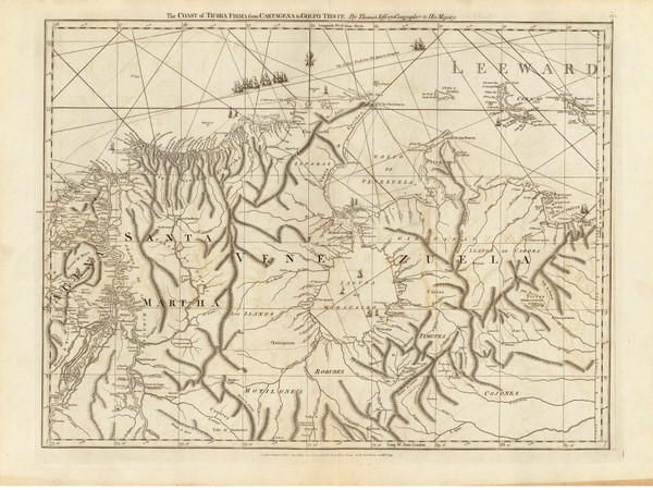 West Indies 1788 - Terra Firma (Venezuela) north coast C-15