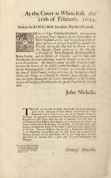 Certifications and Acknowledgments, 1734 New England Coasting Pilot - USA Regional Pg 2