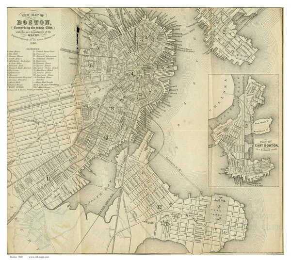 Boston 1860 - Boston Almanac