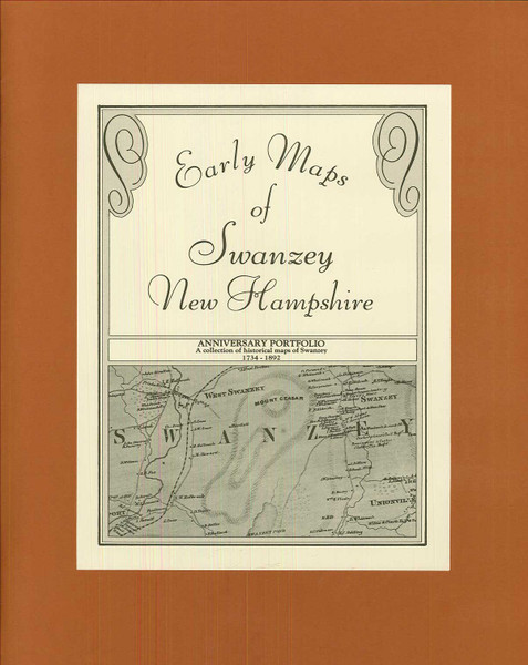 Early Maps of Swanzey, New Hampshire 1734-1892 EMS- Loose Sheets + Booklet