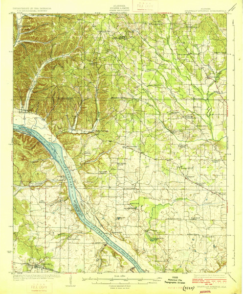 Gravelly Springs, Alabama 1926 (1926) USGS Old Topo Map Reprint 15x15 AL Quad 305600 Gravelly Springs, Alabama 1926 (1926) USGS Old Topo Map Reprint 15x15 AL Quad 305600