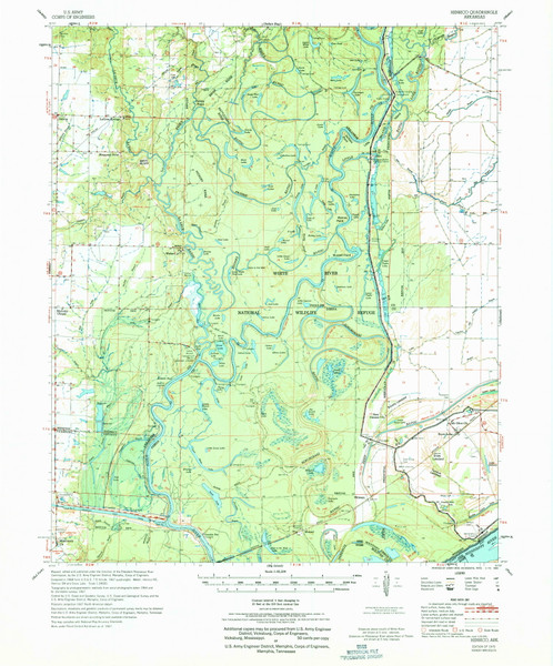 Henrico, Arkansas 1970 (1970) USGS Old Topo Map Reprint 15x15 AR Quad 260093 Henrico, Arkansas 1970 (1970) USGS Old Topo Map Reprint 15x15 AR Quad 260093