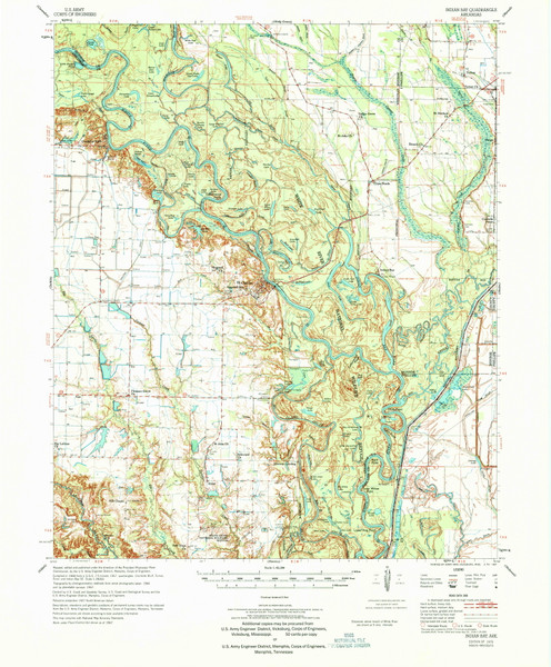 Indian Bay, Arkansas 1970 (1970) USGS Old Topo Map Reprint 15x15 AR Quad 260116 Indian Bay, Arkansas 1970 (1970) USGS Old Topo Map Reprint 15x15 AR Quad 260116
