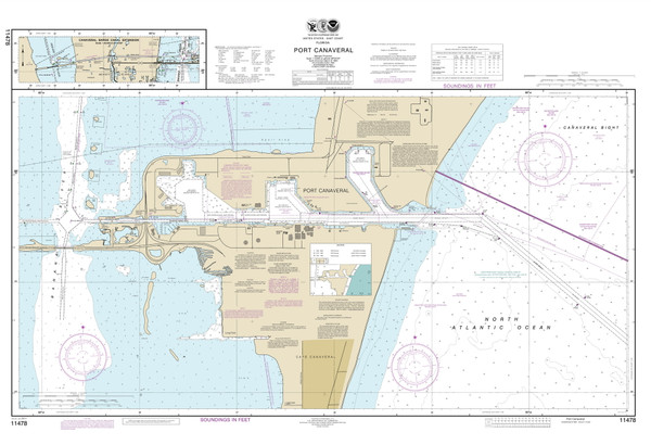 Port Canaveral 2013 - Old Map Nautical Chart AC Harbors 456-11478 - Florida (East Coast)