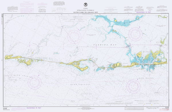 Matecumbe Key to Grassy Key 1977 - Old Map Nautical Chart AC Harbors 11449A - Florida (East Coast)