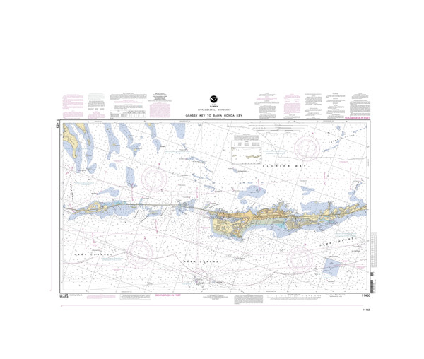 Grassy Key to Bahia Honda Key 2006 - Old Map Nautical Chart AC Harbors 11453 - Florida (East Coast)