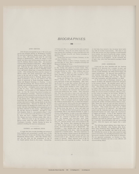 Biographies 6 - Ohio 1900 - Mercer Co. Atlas 57