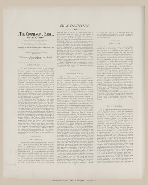 Biographies 7 - Ohio 1900 - Mercer Co. Atlas 59